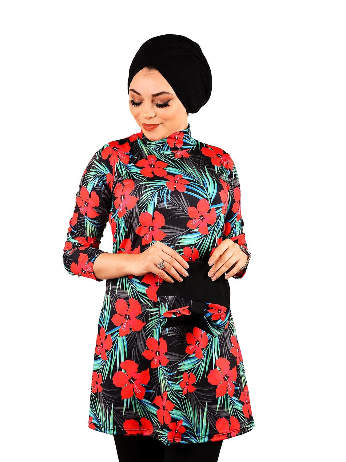 flower-patterned-muslim-swimsuit